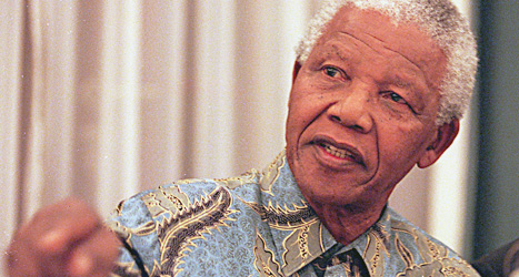 Nelson Mandela var Sydafrikas president. Foto: Cobus Bodenstein/Scanpix.